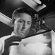 Schaefer en el laboratorio a punto de conseguir la nieve artificial. Getty